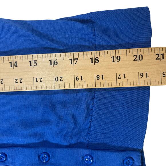 Kate Spade Arcadia Embellished Cardigan Women’s S Royal Blue Beaded Knit - Picture 8 of 9